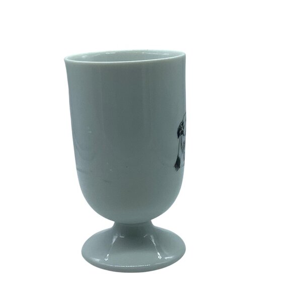 Greyhound Dog Pedestal Mug Coffee Cup Signed 5" - Picture 4 of 6